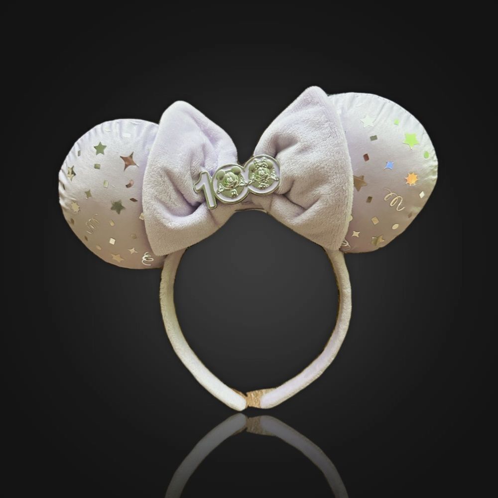 Disney Minnie Mouse Silver Minnie Mouse Ears Headband